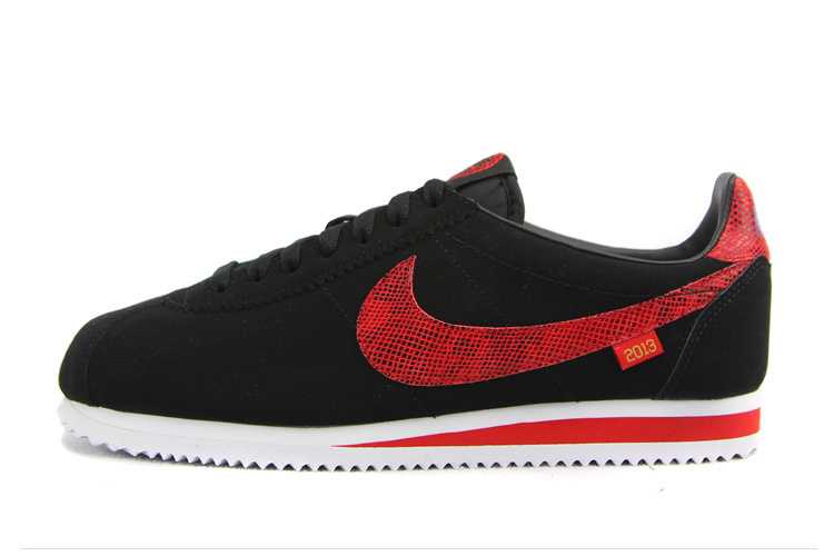 Nike Cortez Fur femme nike cortez femme black red boutique en ligne